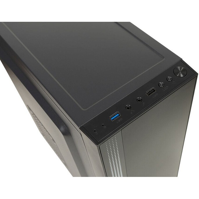 Компьютерный корпус Accord ACC-B301 черный без БП ATX 3x120mm 2xUSB2.0 2xUSB3.0 audio