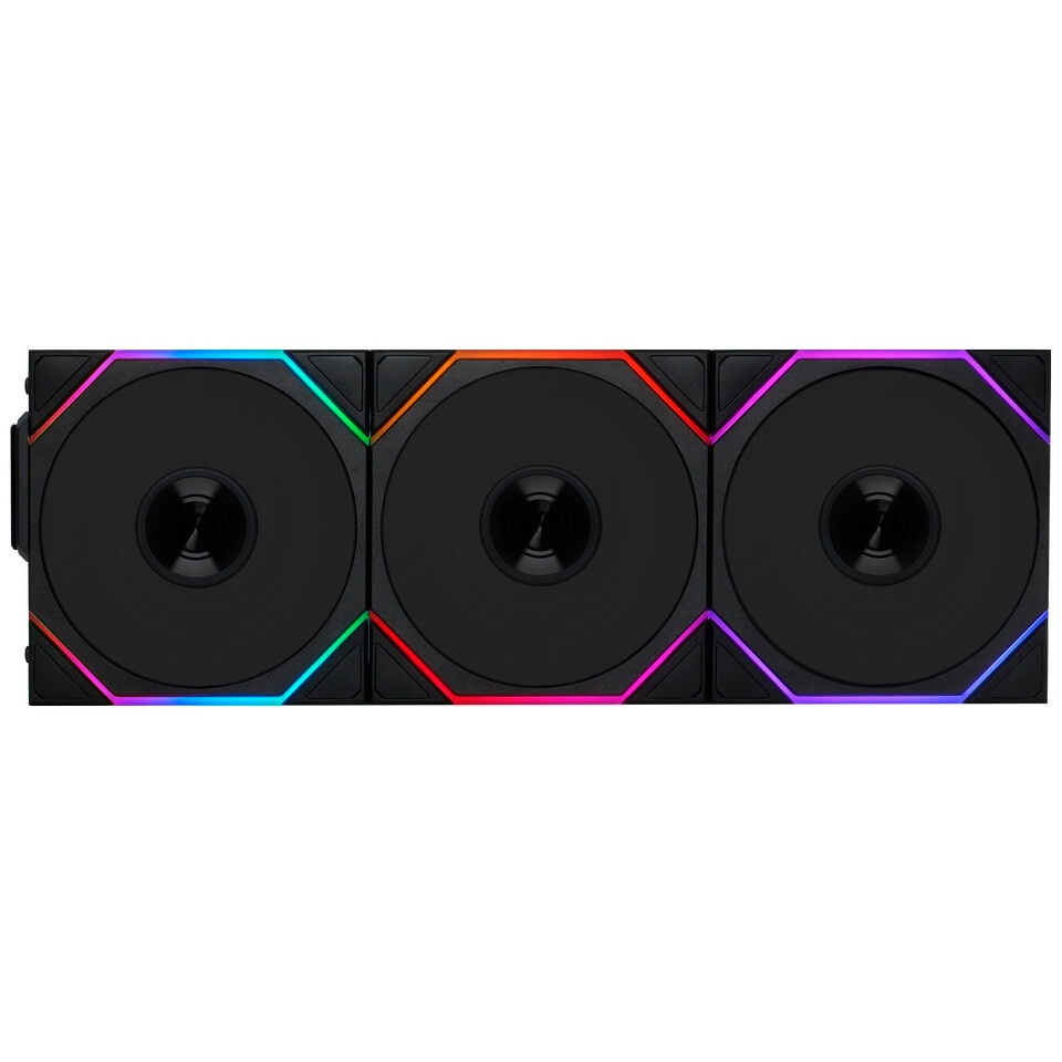 Компьютерный корпус Accord ACC-B301 черный без БП ATX 3x120mm 2xUSB2.0 2xUSB3.0 audio