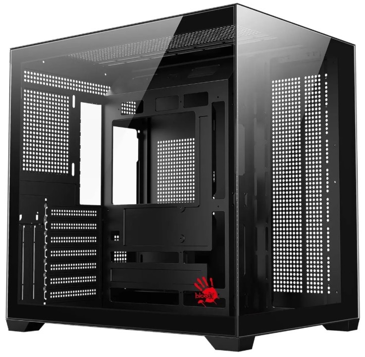 Корпус Bloody CC-122 черный без БП ATX 10x120mm 1xUSB2.0 1xUSB3.0 audio