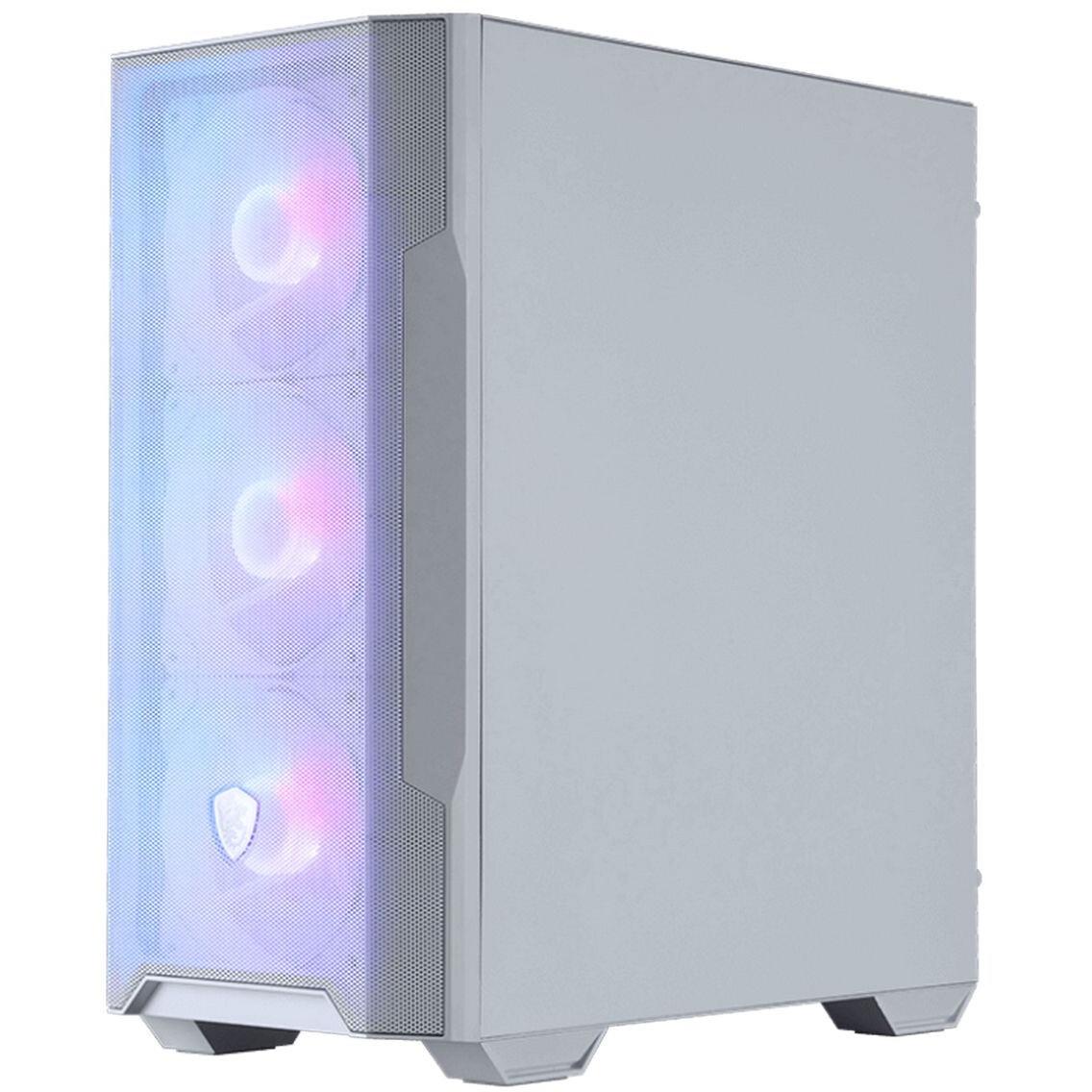 Компьютерный корпус  HSPD M310, Mesh Mini-tower, белый, TG, 0.4 SPCC, 3x120mm ARGB mATX, mITX 180/28