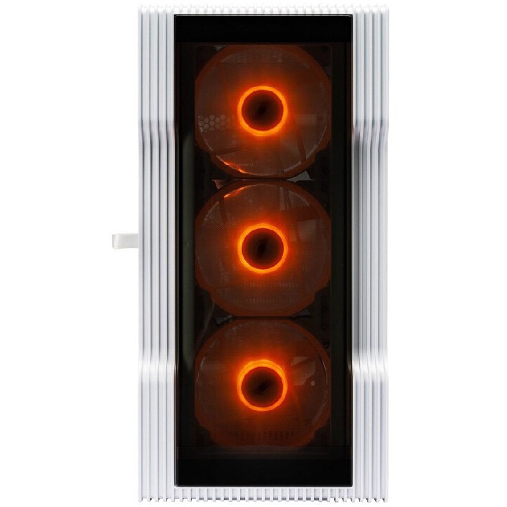 Компьютерный корпус  HSPD M310, Mesh Mini-tower, белый, TG, 0.4 SPCC, 3x120mm ARGB mATX, mITX 180/28