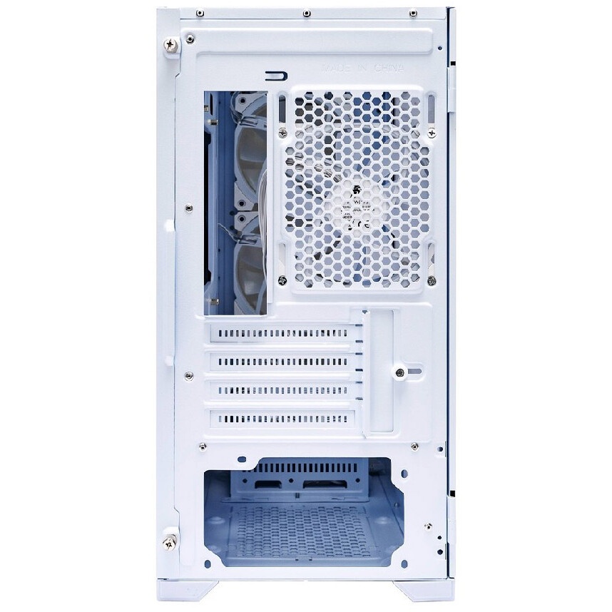 Компьютерный корпус  HSPD M310, Mesh Mini-tower, белый, TG, 0.4 SPCC, 3x120mm ARGB mATX, mITX 180/28