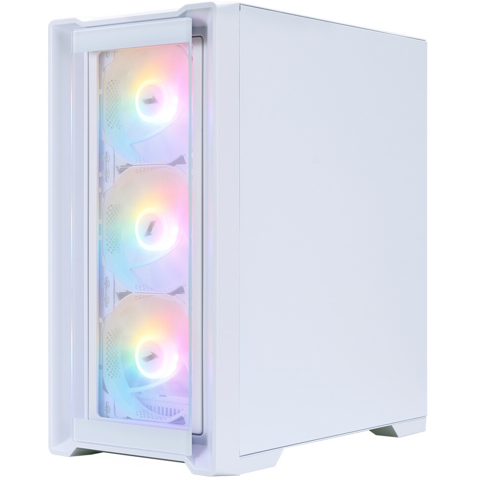 Компьютерный корпус  HSPD M310, Mesh Mini-tower, белый, TG, 0.4 SPCC, 3x120mm ARGB mATX, mITX 180/28