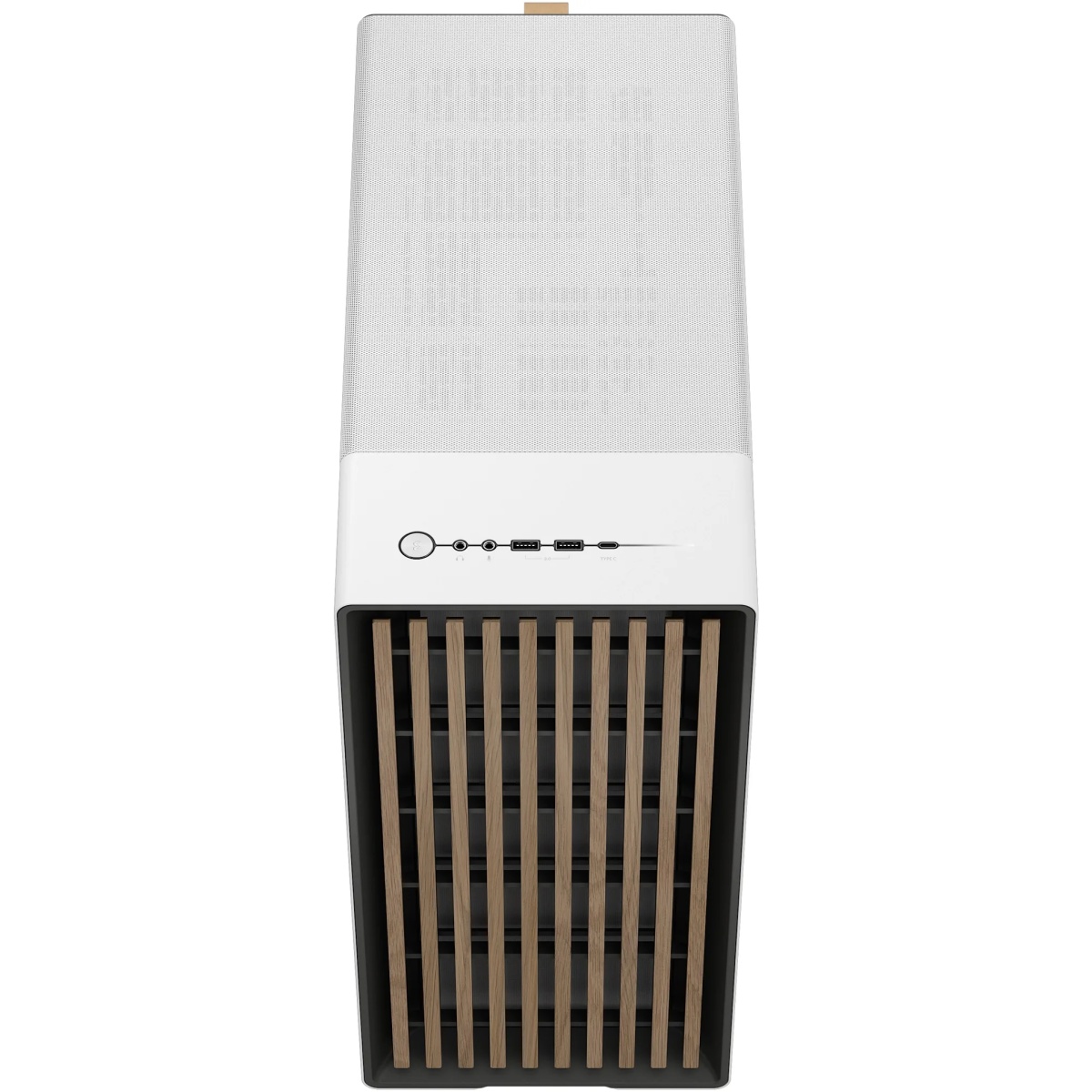 Корпус Fractal Design North Chalk белый без БП mATX 3x120mm 2xUSB3.0 1xUSB3.1 audio bott PSU