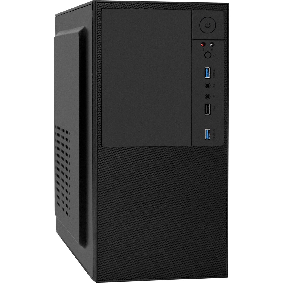 Корпус Minitower ExeGate BAA-308MU2-AAA350 (mATX, БП AAA350 с вент. 8см, 1*USB+2*USB3.0, HD Audio, ч