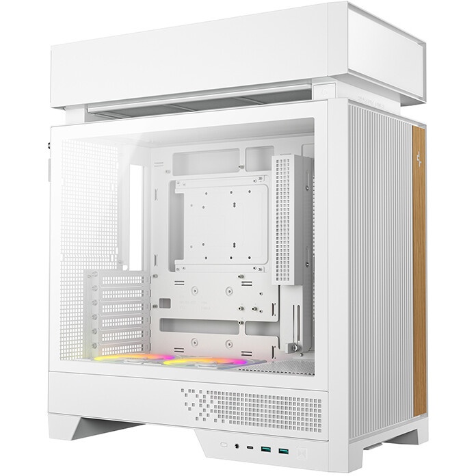 Корпус ПК без блока питания/ Case Fractal Design Epoch TG Clear Tint, Midi-Tower, 3x120mm, 2xUSB-A 3