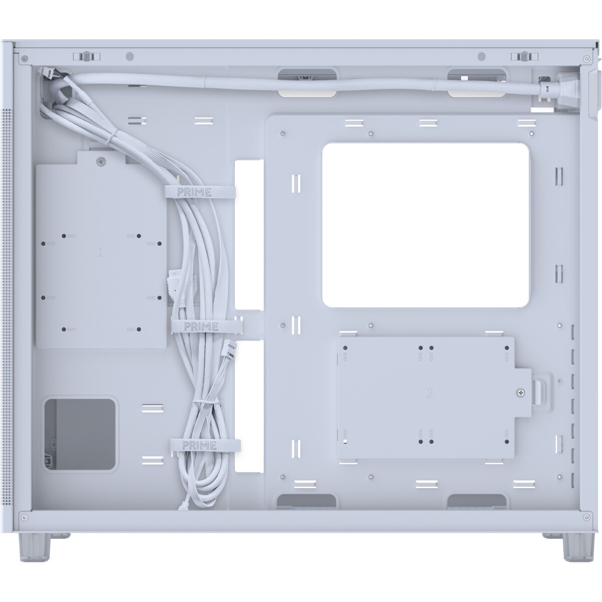 Корпус ПК без блока питания/ Case Fractal Design Epoch TG Clear Tint, Midi-Tower, 3x120mm, 2xUSB-A 3