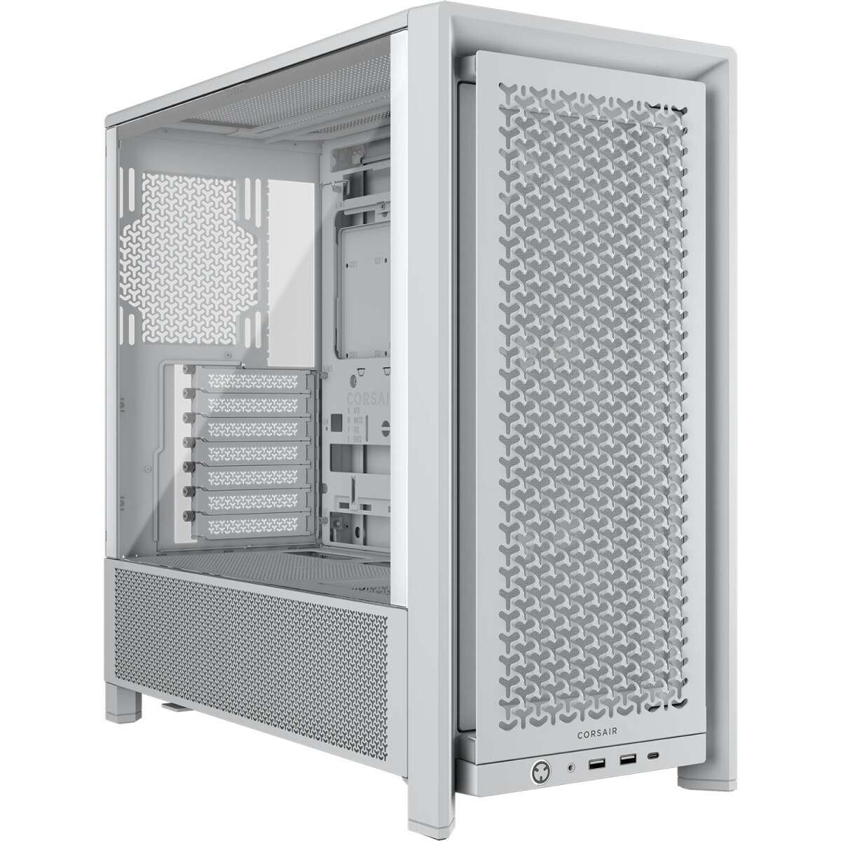 Корпус ПК без блока питания/ Case Fractal Design Epoch TG Clear Tint, Midi-Tower, 3x120mm, 2xUSB-A 3
