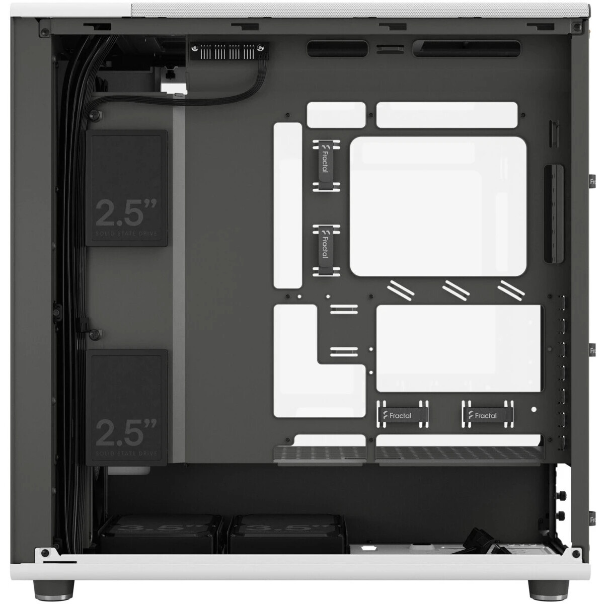 Корпус ПК без блока питания/ Case Fractal Design Epoch TG Clear Tint, Midi-Tower, 3x120mm, 2xUSB-A 3