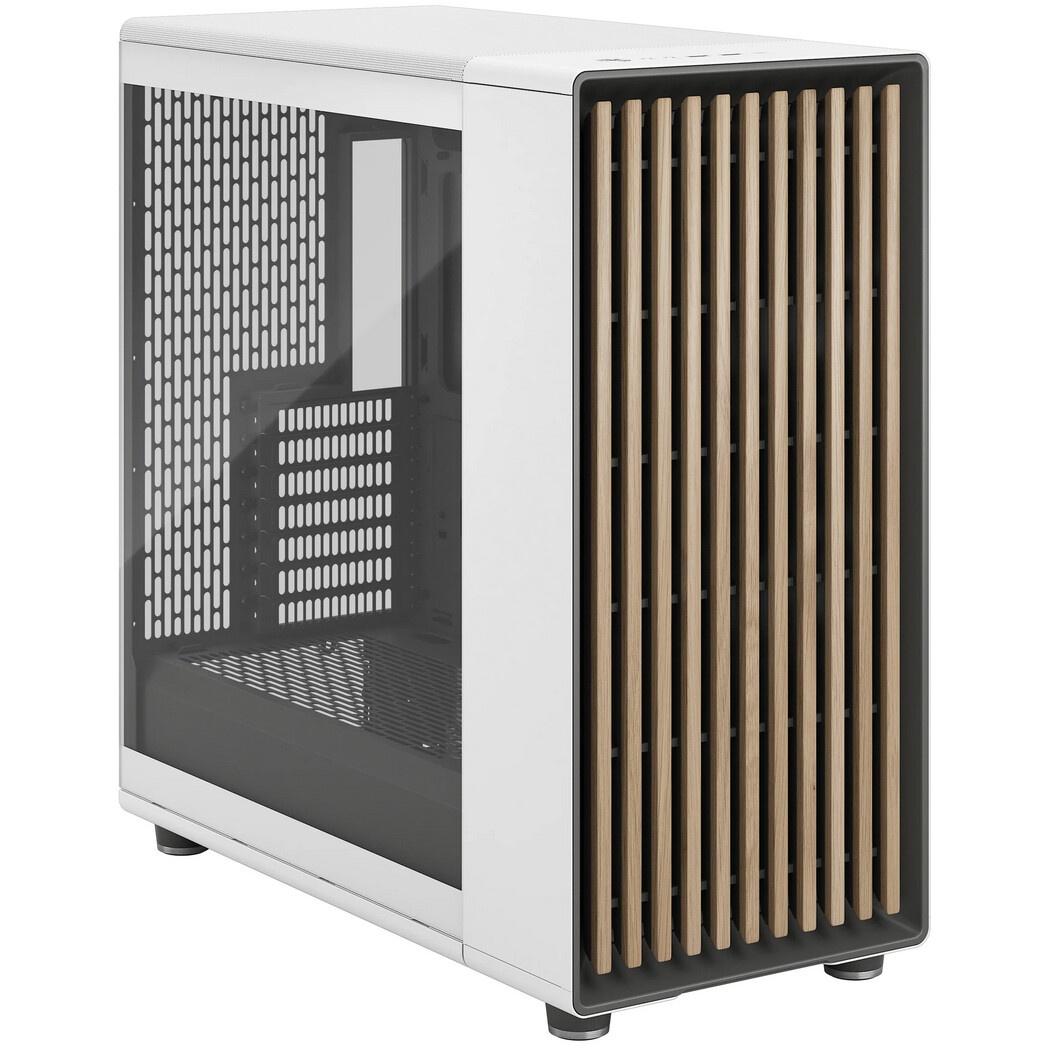 Корпус ПК без блока питания/ Case Fractal Design North TG Clear Tint, Midi-Tower, 2x140mm, 2xUSB-A 3
