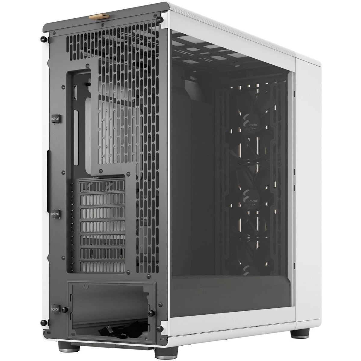 Корпус ПК без блока питания/ Case Fractal Design North TG Clear Tint, Midi-Tower, 2x140mm, 2xUSB-A 3