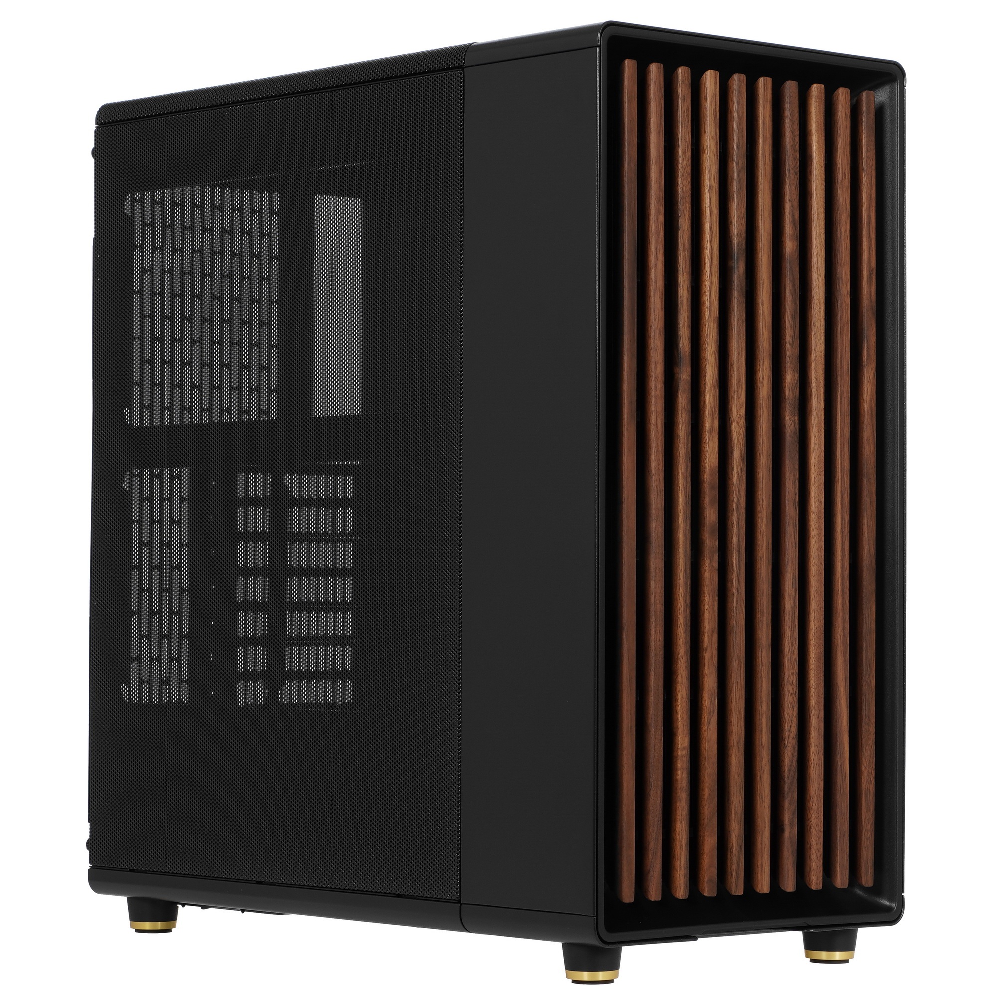 Компьютерный корпус Fractal Design North Charcoal черный без БП mATX 3x120mm 2xUSB3.0 1xUSB3.1 audio