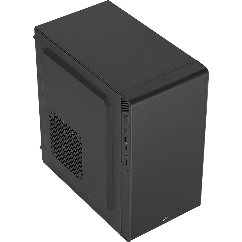 Компьютерный корпус Accord ACC-H1851 черный без БП ATX 4x120mm 1xUSB3.0 1xUSB3.1 audio