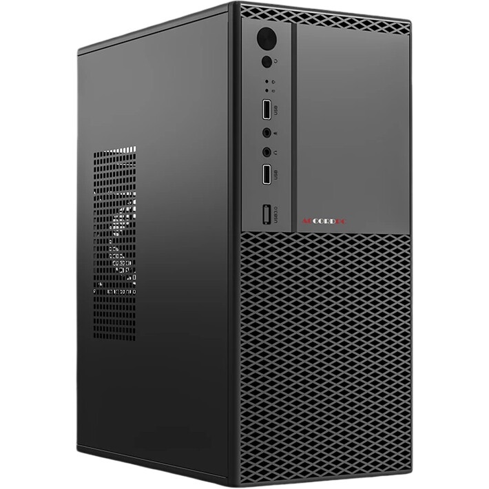 Компьютерный корпус Accord ACC-H1851 черный без БП ATX 4x120mm 1xUSB3.0 1xUSB3.1 audio