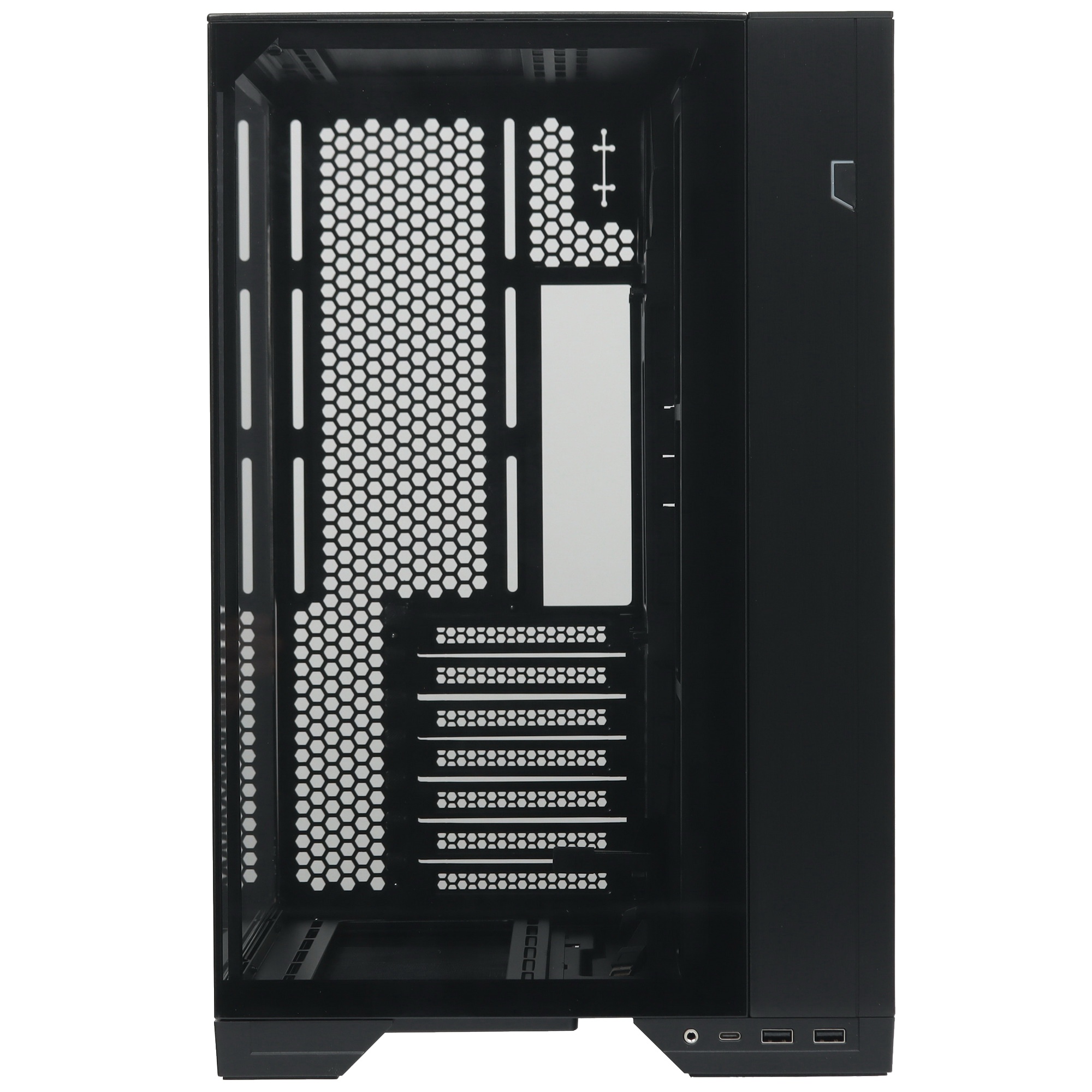 Компьютерный корпус Lian-Li O11 Vision Compact черный без БП ATX 8x120mm 2x140mm 2xUSB3.0 audio