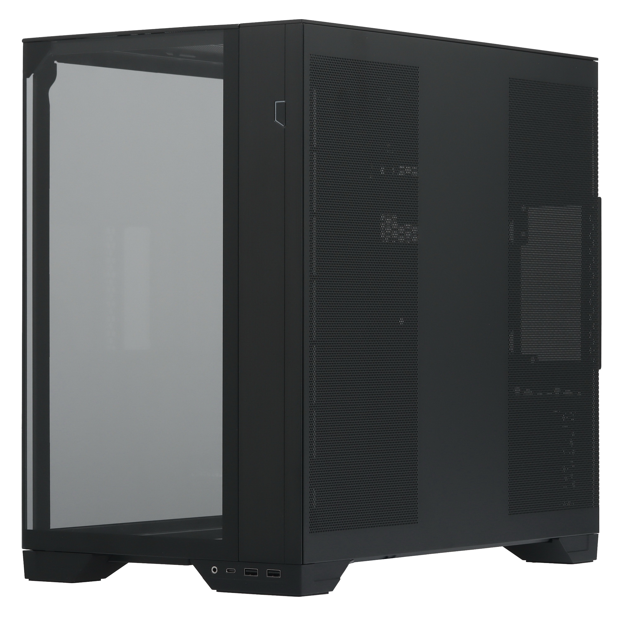 Компьютерный корпус Lian-Li O11 Vision Compact черный без БП ATX 8x120mm 2x140mm 2xUSB3.0 audio