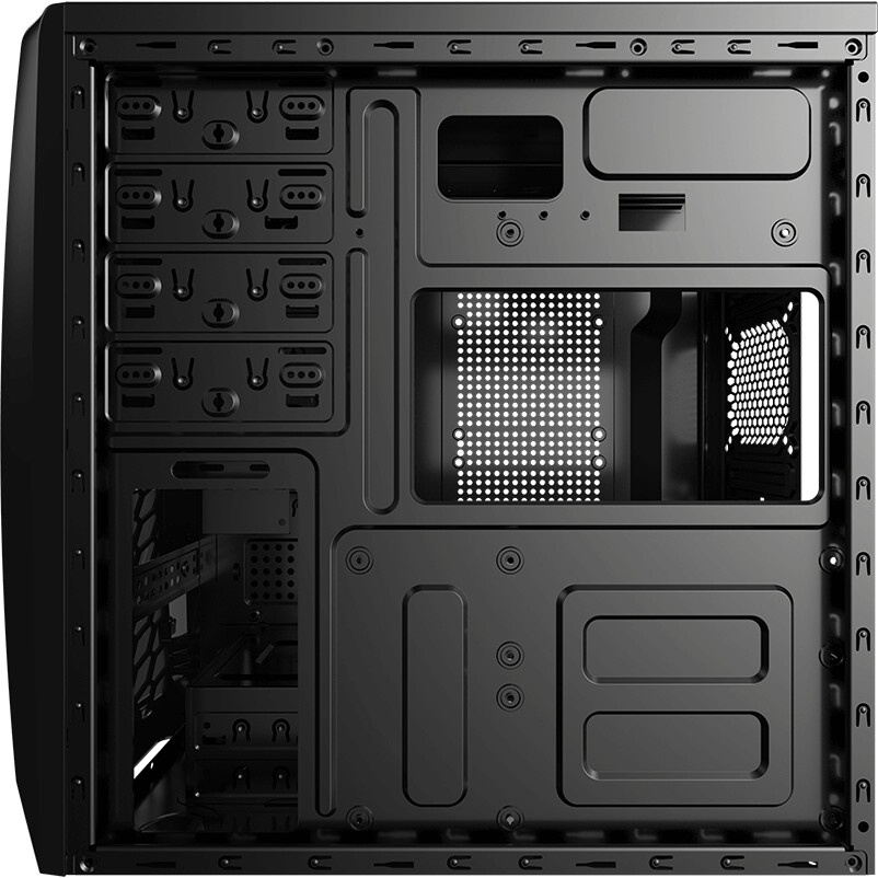 Корпус Accord ACC-188R2 черный без БП ATX 4x120mm 1xUSB2.0 1xUSB3.0 1xUSB3.1 audio