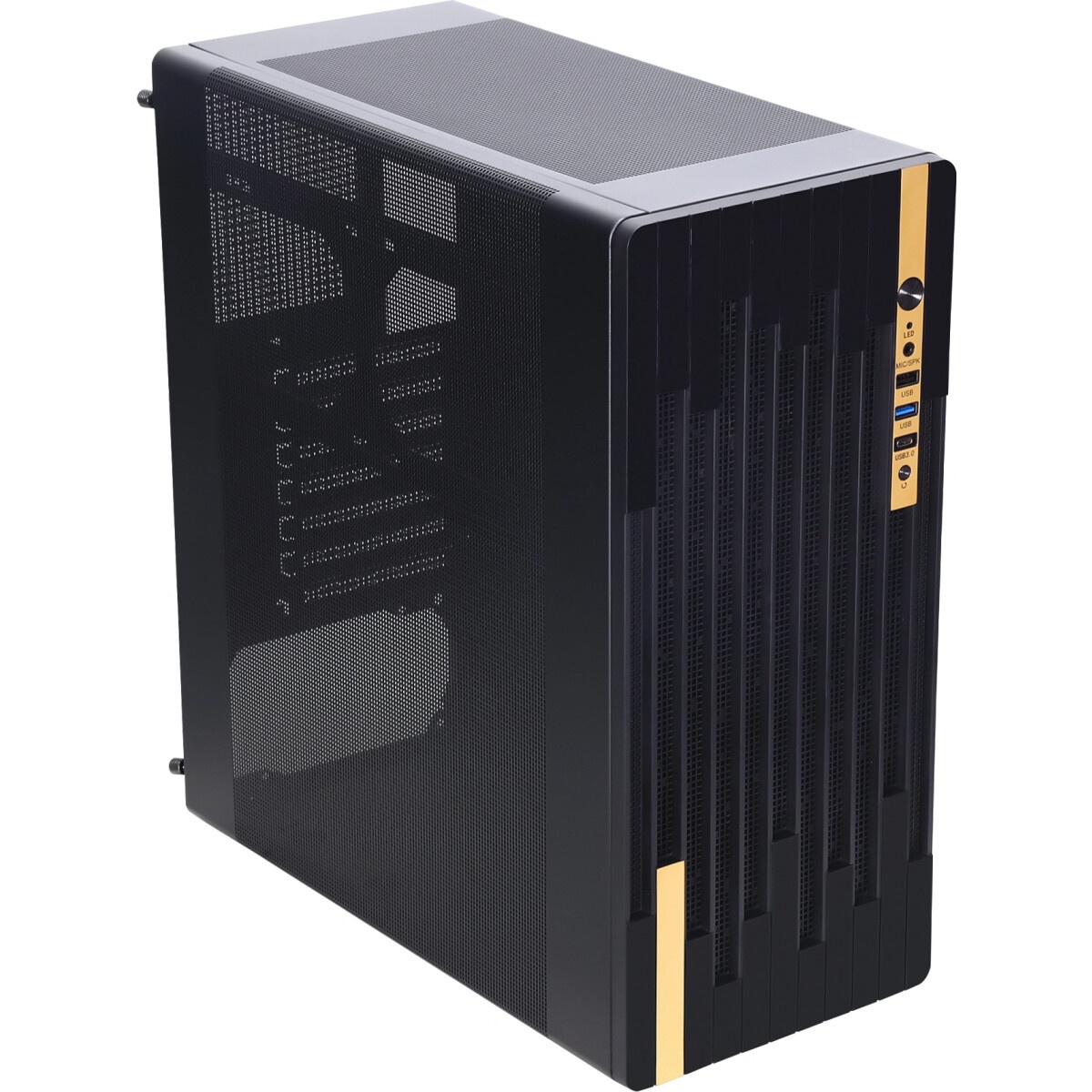 Корпус Accord ACC-188R2 черный без БП ATX 4x120mm 1xUSB2.0 1xUSB3.0 1xUSB3.1 audio