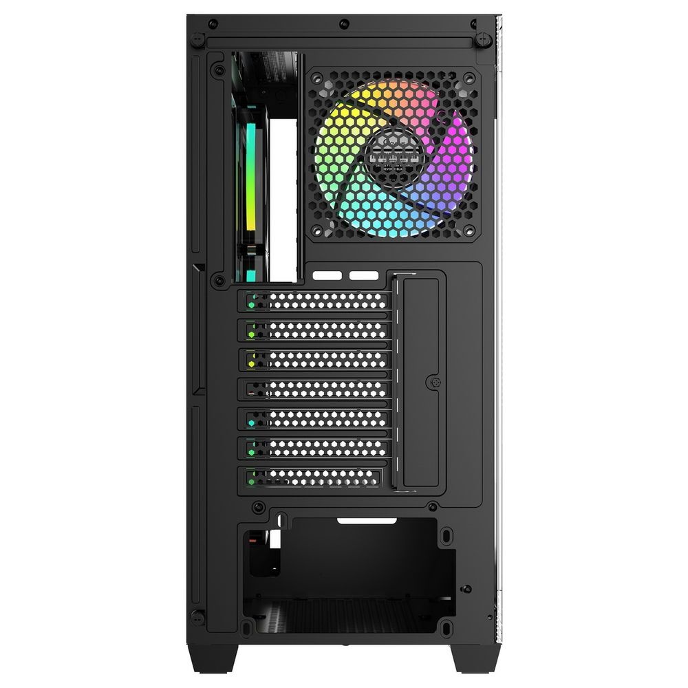 Корпус для ПК Case Ocypus Gamma C72 BK ARGB ATX / win / black / 4 ARGB fans / no PSU / Tempered Glas
