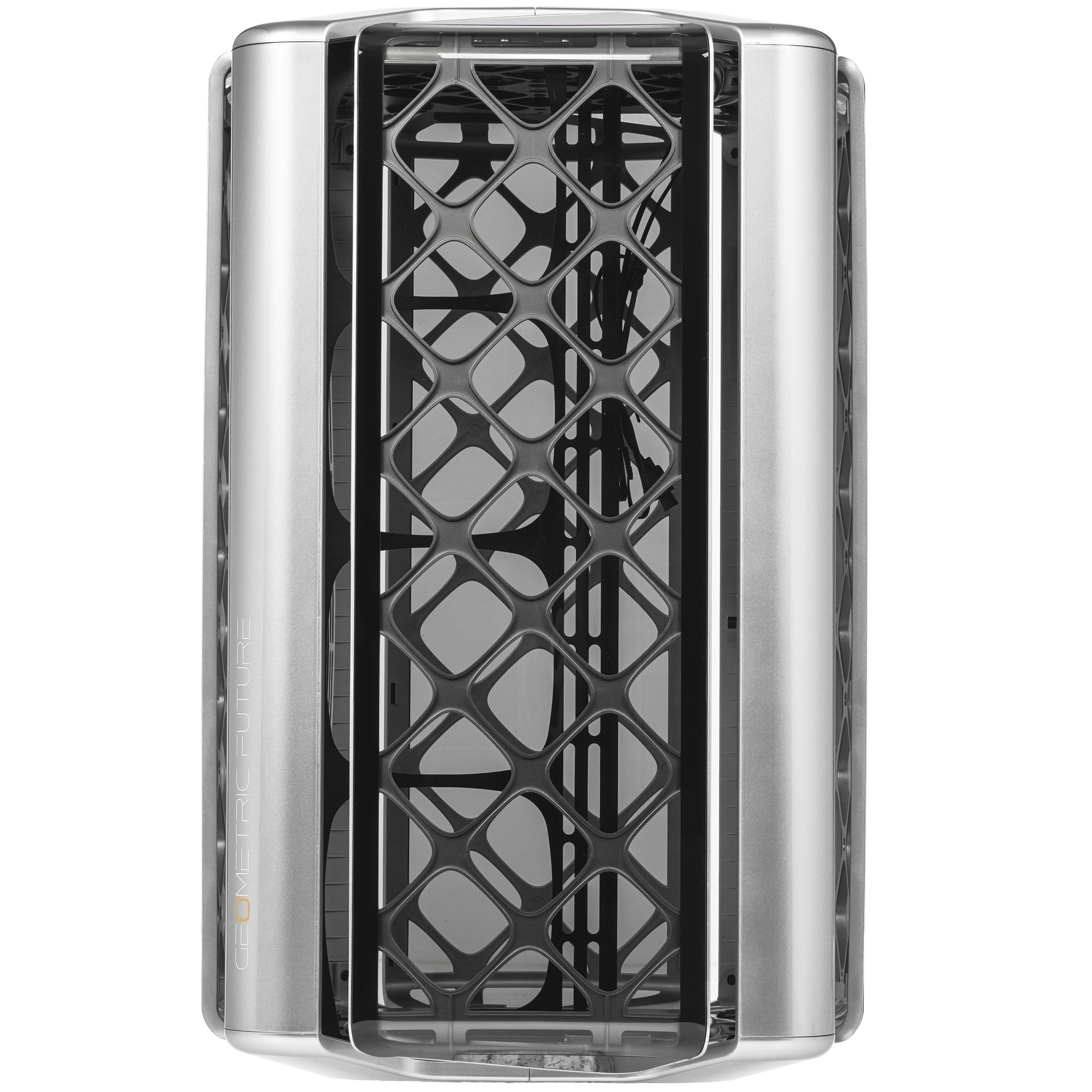 Корпус ПК без блока питания/ Case Geometric Future Model 2 The Ark, Midi-Tower, TG, no fans, 3xUSB-A