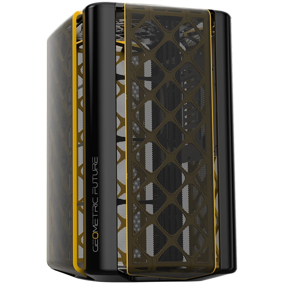 Корпус ПК без блока питания/ Case Geometric Future Model 2 The Ark, Mini-Tower, no fans, 3xUSB-A 3.0