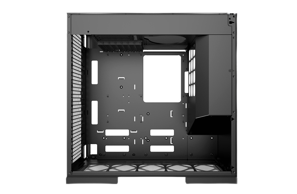 Корпус ПК без блока питания/ Case Geometric Future Model 8 Dharma, Midi-Tower, TG, no fans, 2xUSB-A