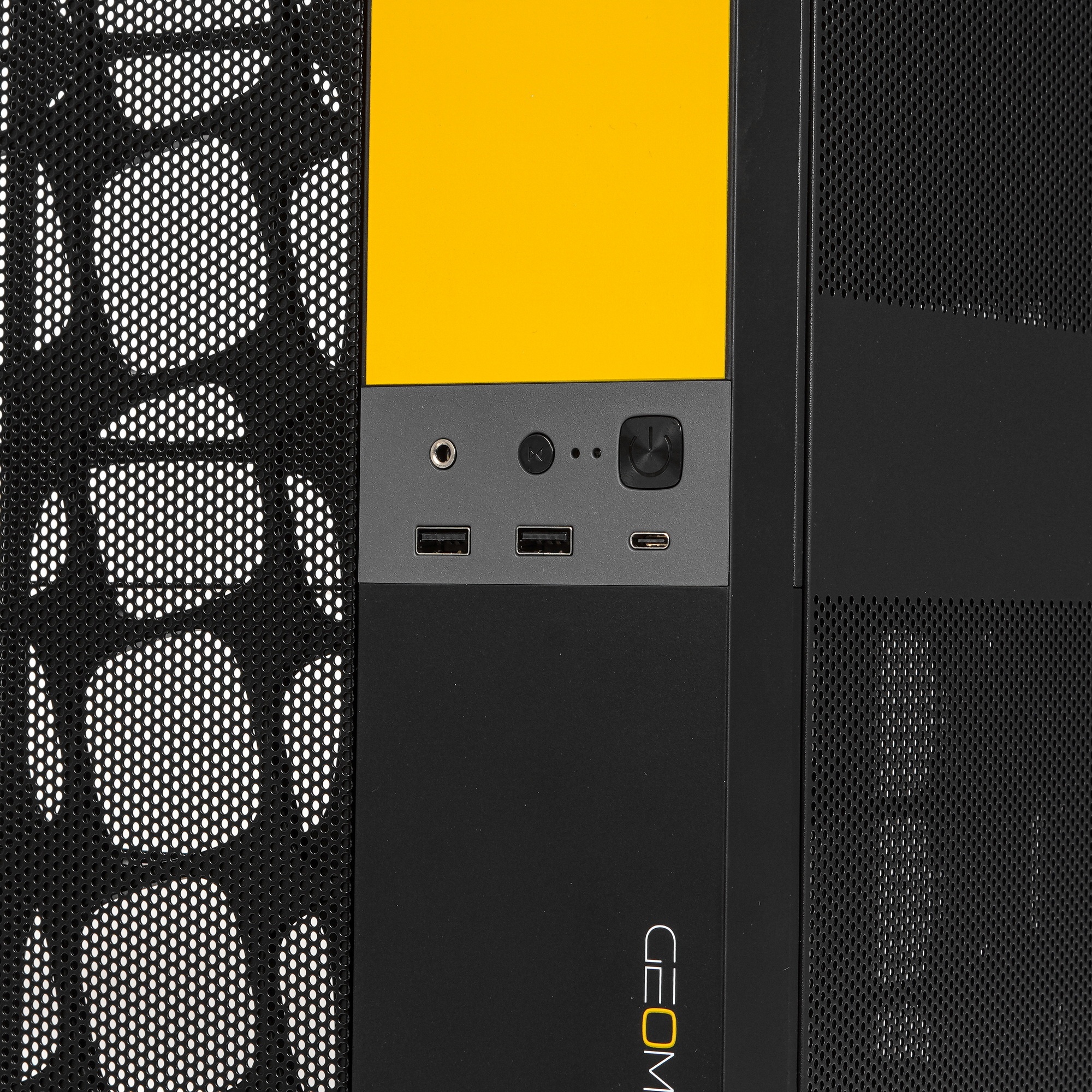 Корпус ПК без блока питания/ Case Geometric Future Model 5 Vent, Midi-Tower, TG, no fans, 2xUSB-A 3.