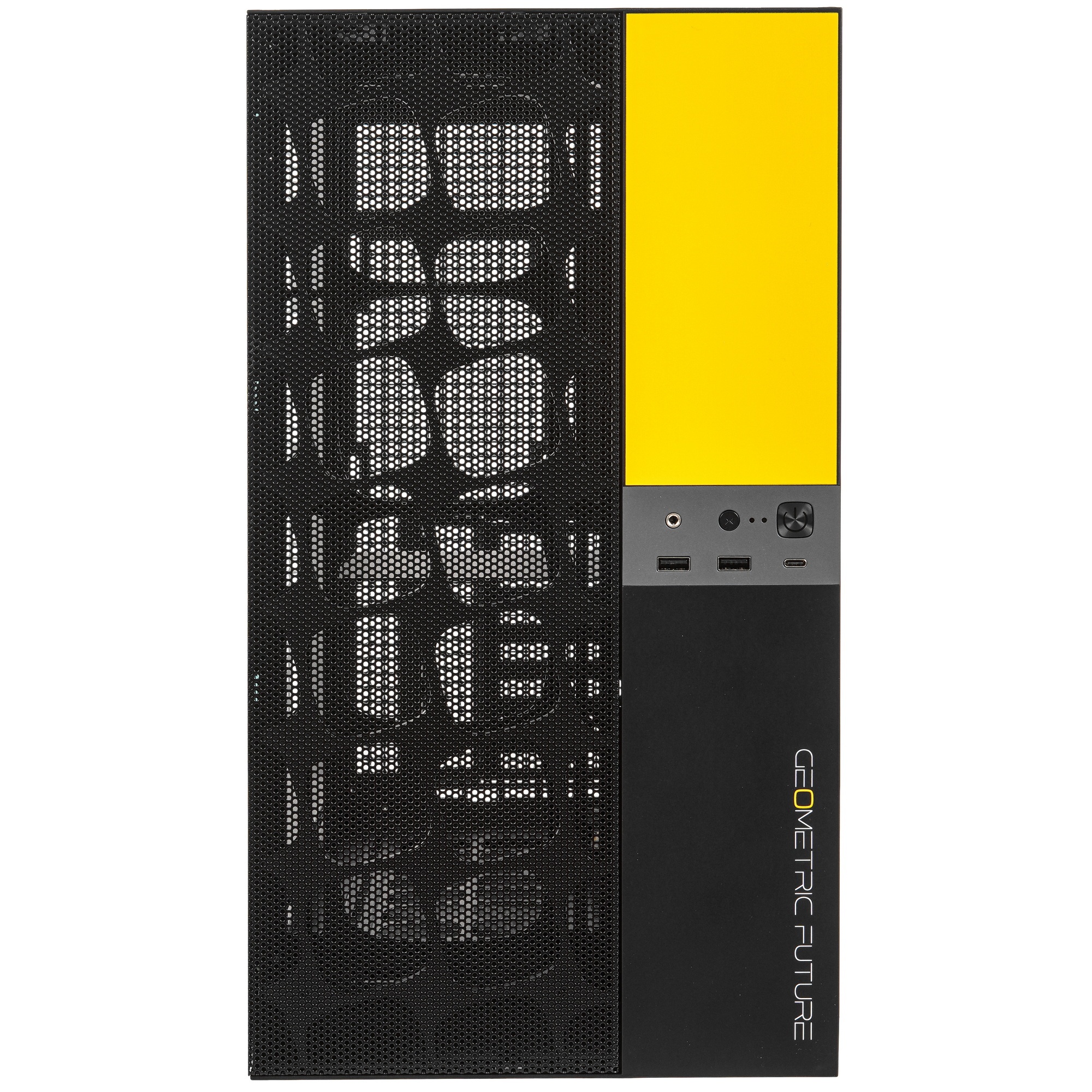 Корпус ПК без блока питания/ Case Geometric Future Model 5 Vent, Midi-Tower, TG, no fans, 2xUSB-A 3.