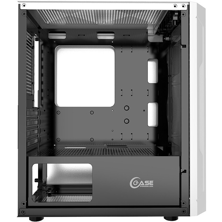 Корпус без блока питания/ Case JONSBO TK-0 White, Desktop SFF, TG, no fan, 1xUSB-A 3.2 + 1xUSB-C 3.2