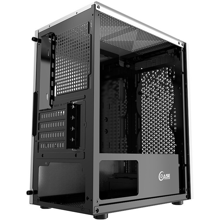 Корпус без блока питания/ Case JONSBO TK-0 White, Desktop SFF, TG, no fan, 1xUSB-A 3.2 + 1xUSB-C 3.2