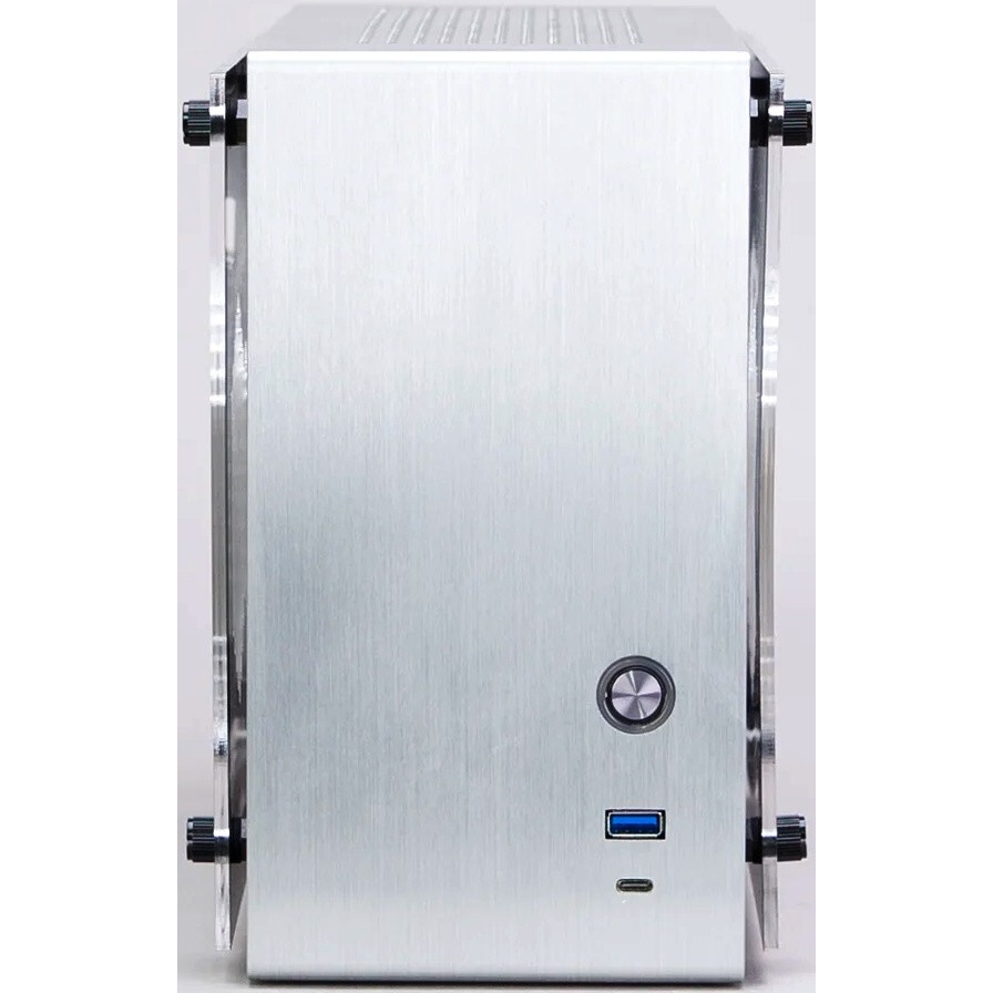 Корпус без блока питания/ Case JONSBO TK-0 White, Desktop SFF, TG, no fan, 1xUSB-A 3.2 + 1xUSB-C 3.2