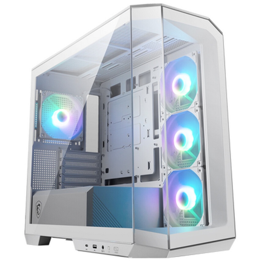 Корпус без блока питания/ Case JONSBO TK-0 White, Desktop SFF, TG, no fan, 1xUSB-A 3.2 + 1xUSB-C 3.2