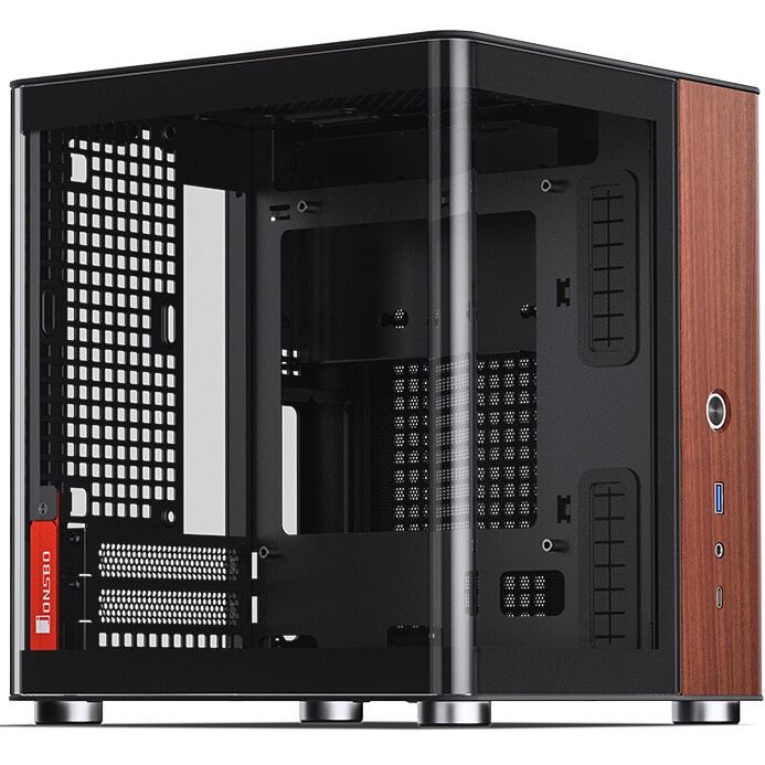 Корпус без блока питания/ Case JONSBO TK-0 White, Desktop SFF, TG, no fan, 1xUSB-A 3.2 + 1xUSB-C 3.2
