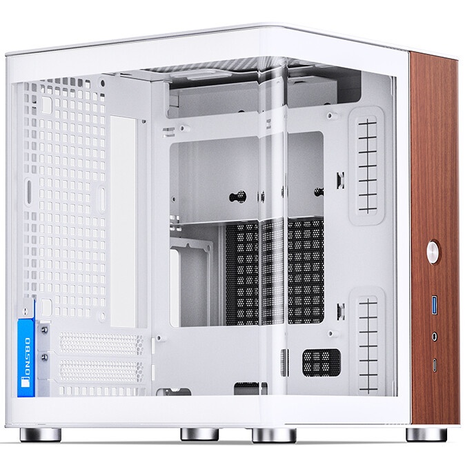 Корпус без блока питания/ Case JONSBO TK-0 White, Desktop SFF, TG, no fan, 1xUSB-A 3.2 + 1xUSB-C 3.2