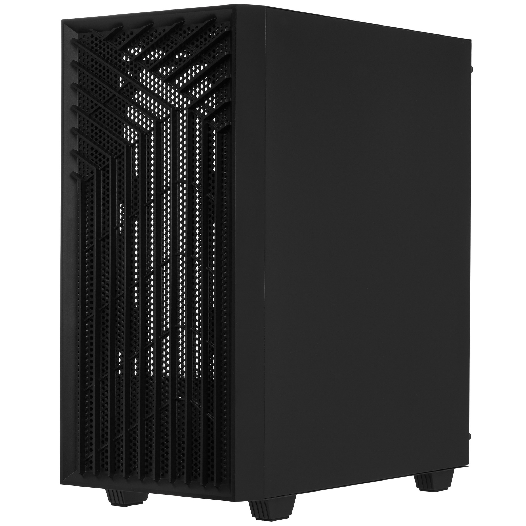 Компьютерный корпус Zircon Tropez BK без БП (Midi Tower,ATX,Черн,1*USB3.0,1*USB2.0)