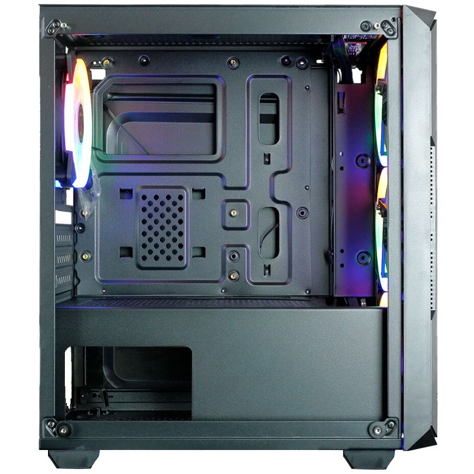 Компьютерный корпус Ginzzu CL690 mATX FAN 4*12FRGb