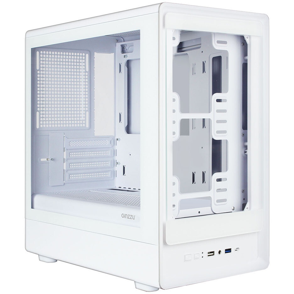 Компьютерный корпус Ginzzu CL620 mATX FAN 4*12FRGb