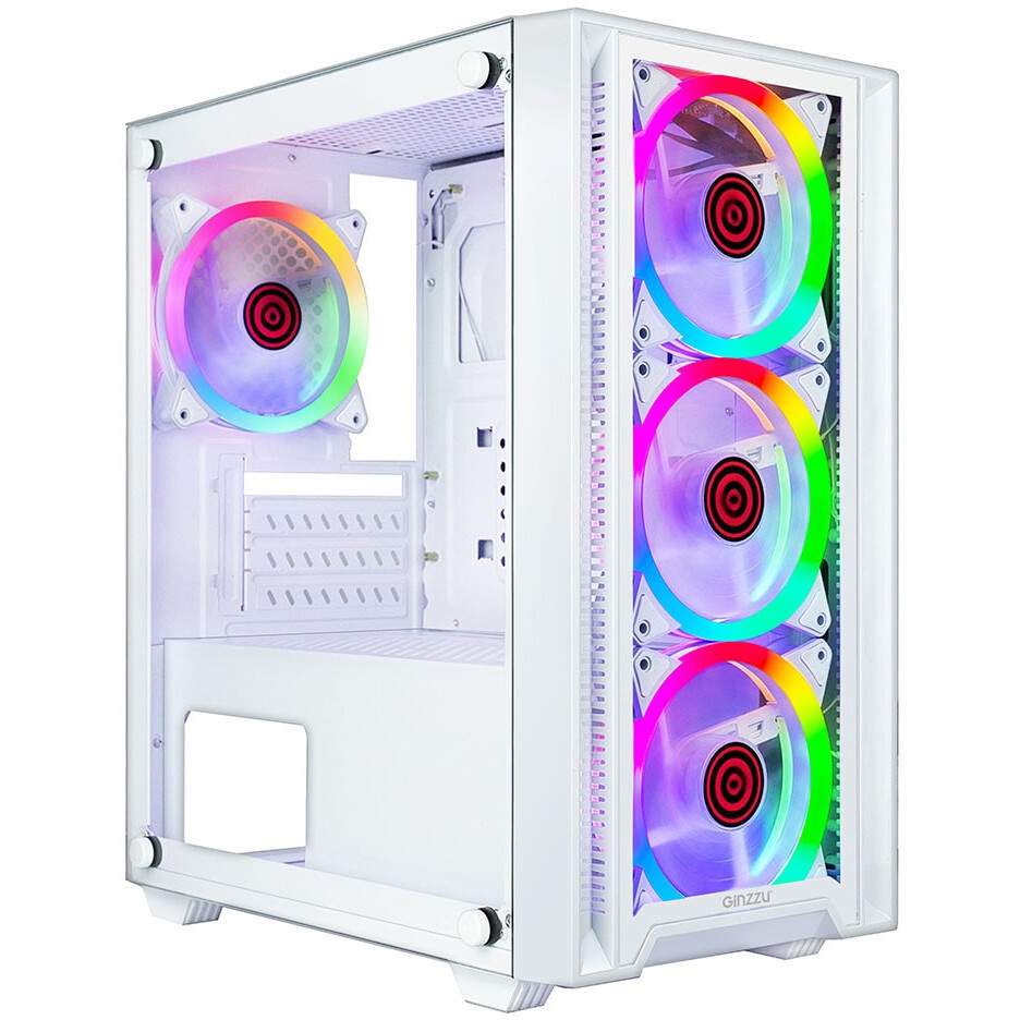 Компьютерный корпус Ginzzu CL620 mATX FAN 4*12FRGb