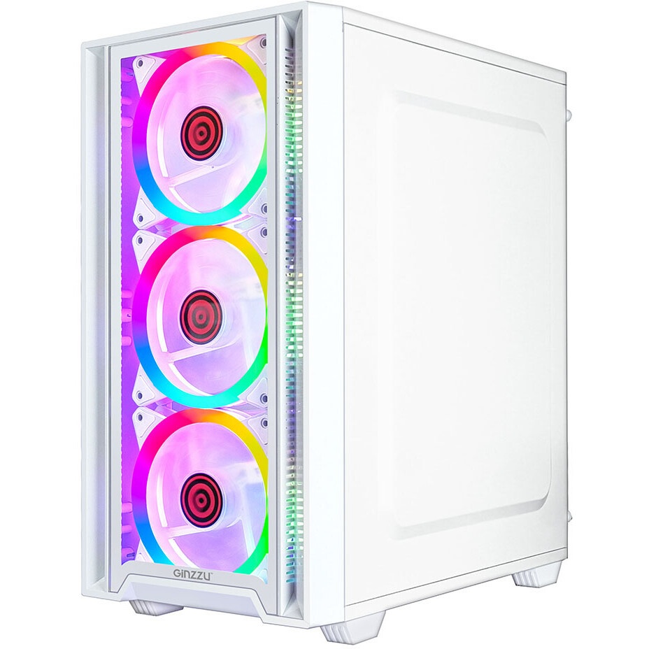 Компьютерный корпус Ginzzu CL620 mATX FAN 4*12FRGb