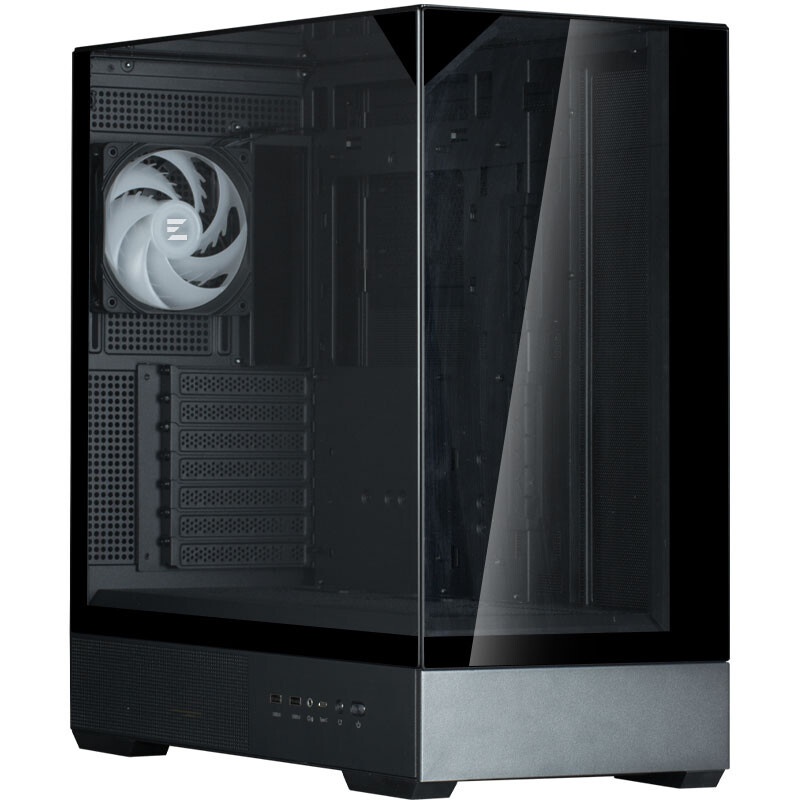 Компьютерный корпус ZALMAN S5, ATX, BLACK, WINDOW, 2xCOMBO (3.5" or 2.5"), 4x2.5", 2xUSB2.0, 1xUSB3.