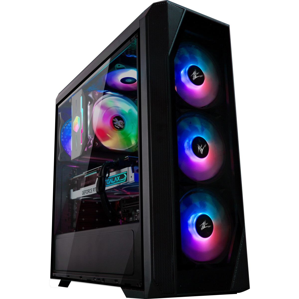 Компьютерный корпус ZALMAN S5, ATX, BLACK, WINDOW, 2xCOMBO (3.5" or 2.5"), 4x2.5", 2xUSB2.0, 1xUSB3.