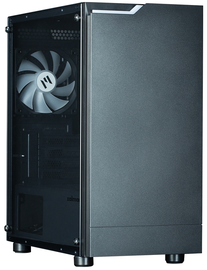 Компьютерный корпус ZALMAN T4 PLUS, MATX, BLACK, WINDOW, 1 x Combo (3.5'' or 2.5''), 1x3.5'', 2x2.5"