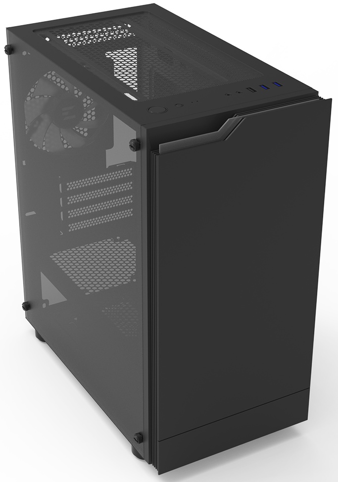 Компьютерный корпус ZALMAN T4 PLUS, MATX, BLACK, WINDOW, 1 x Combo (3.5'' or 2.5''), 1x3.5'', 2x2.5"