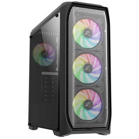 Компьютерный корпус MidiTower Zalman S3 TEMPERED GLASS WINDOW black