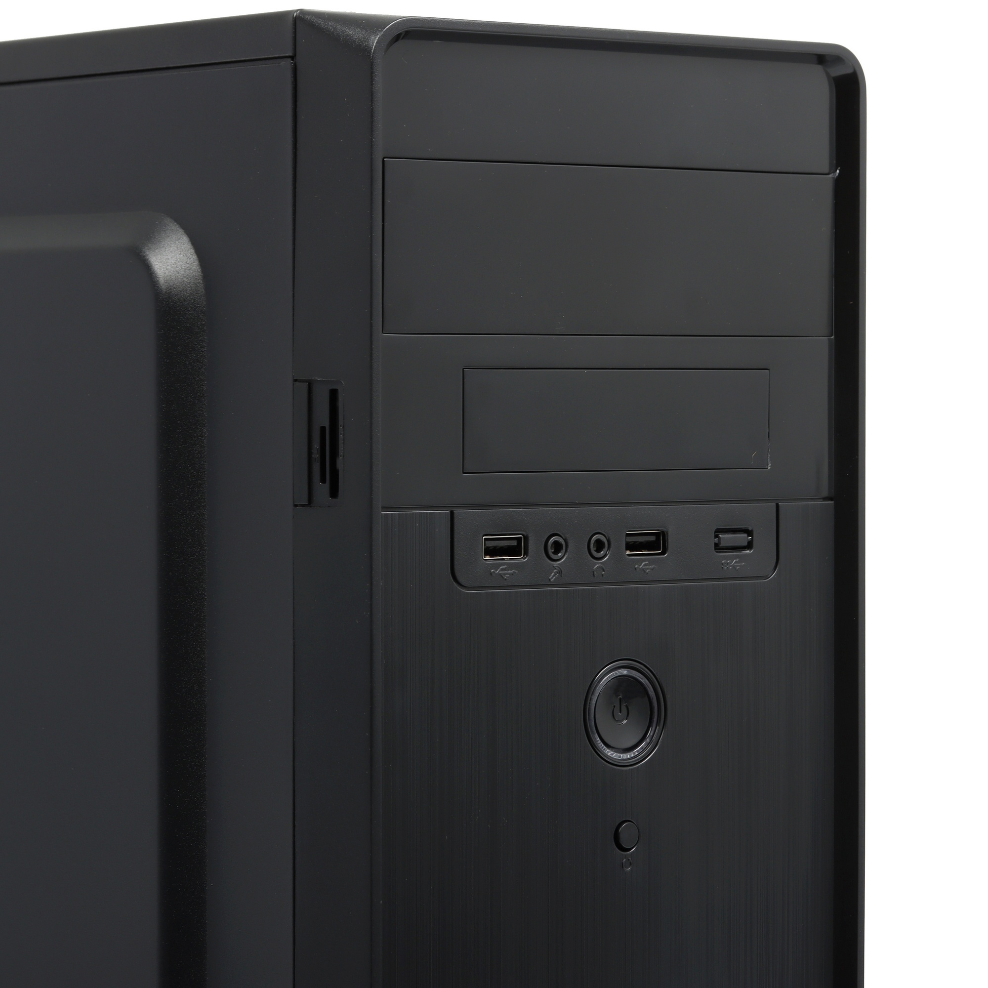 Компьютерный корпус Minitower ExeGate EX286412RUS BA-309 (mATX, без БП, 2*USB, HD аудио, черный)