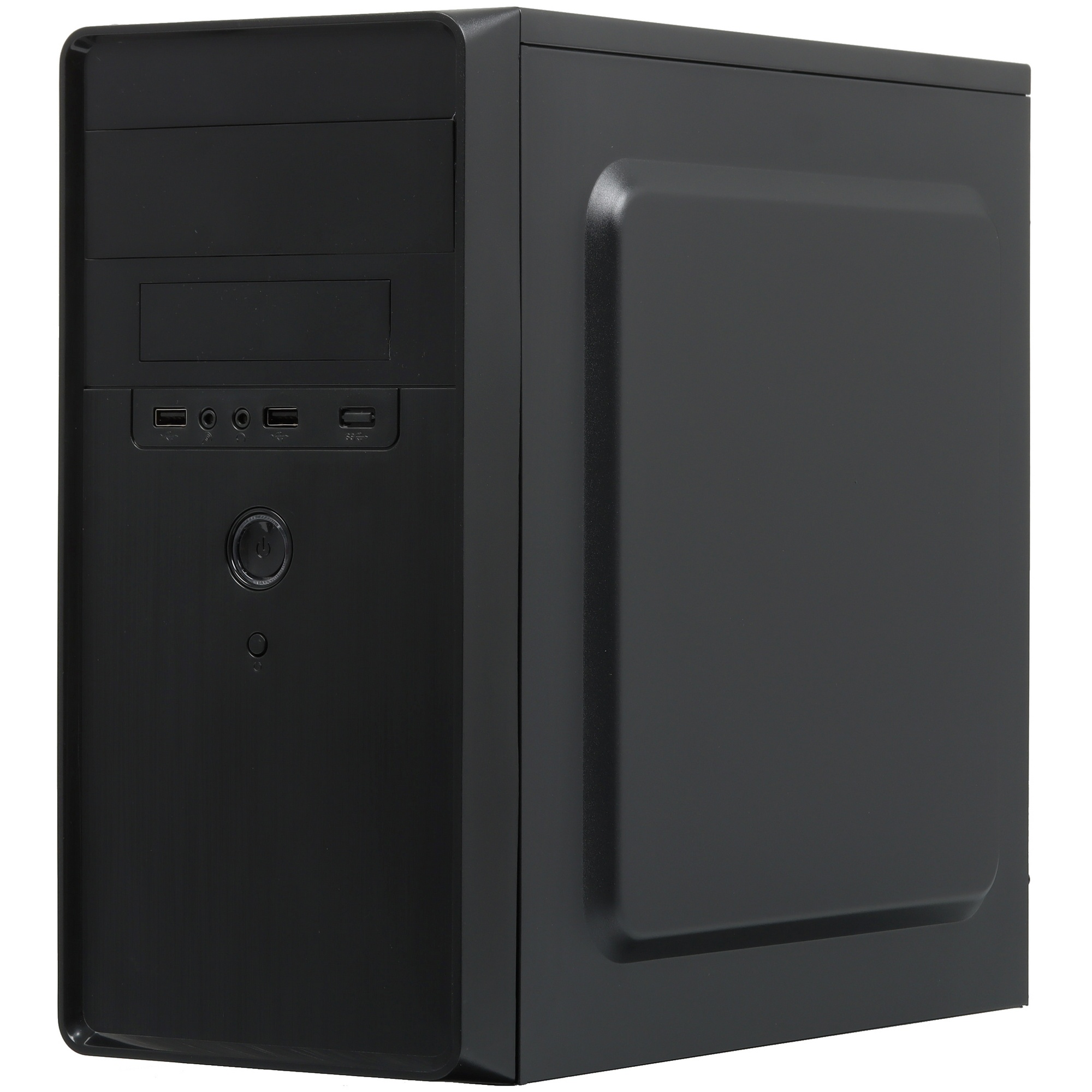 Компьютерный корпус Minitower ExeGate EX286412RUS BA-309 (mATX, без БП, 2*USB, HD аудио, черный)