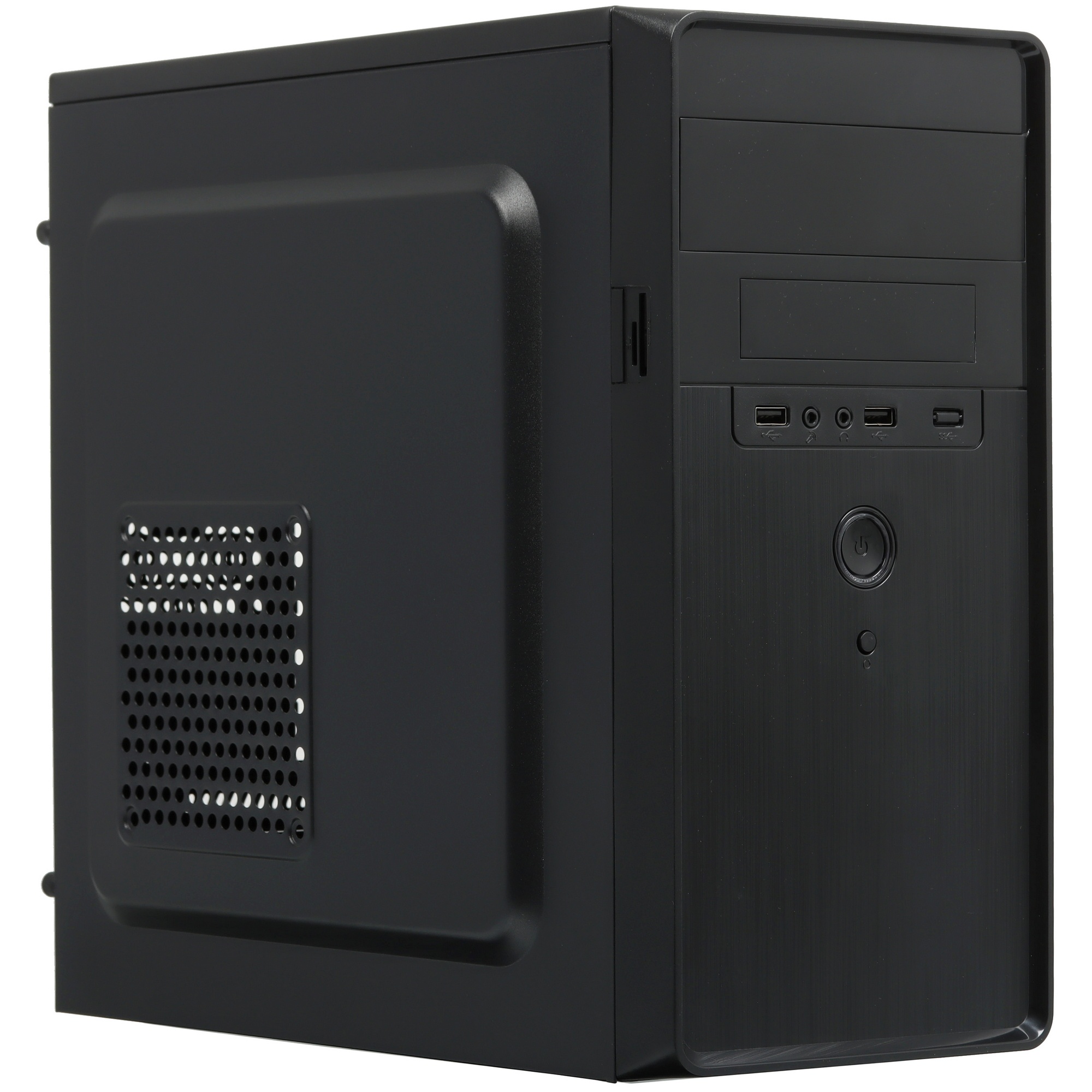 Компьютерный корпус Minitower ExeGate EX286412RUS BA-309 (mATX, без БП, 2*USB, HD аудио, черный)