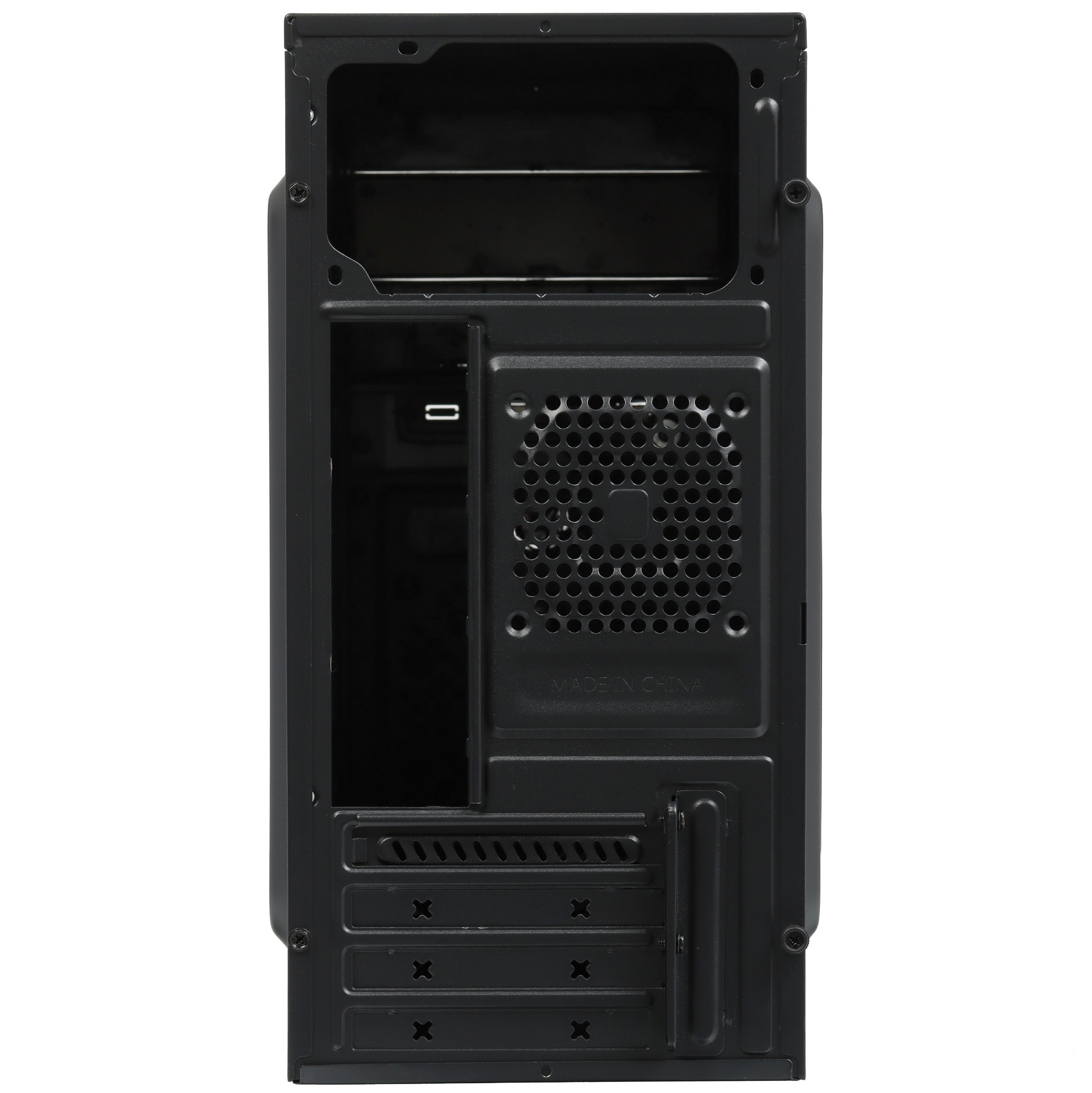 Компьютерный корпус Minitower ExeGate EX286412RUS BA-309 (mATX, без БП, 2*USB, HD аудио, черный)