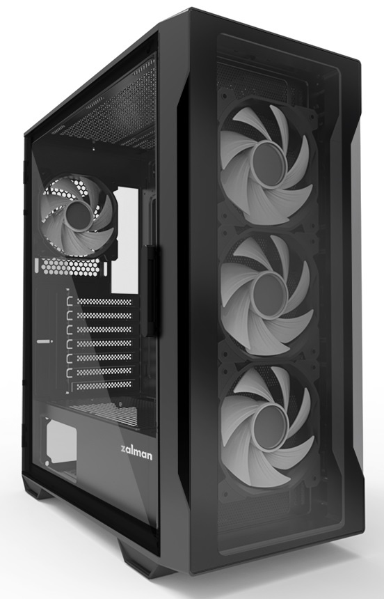 Компьютерный корпус MidiTower Zalman I3 NEO TG Black (ATX, front mesh, TG window, USB2.0 x1, USB3.0x