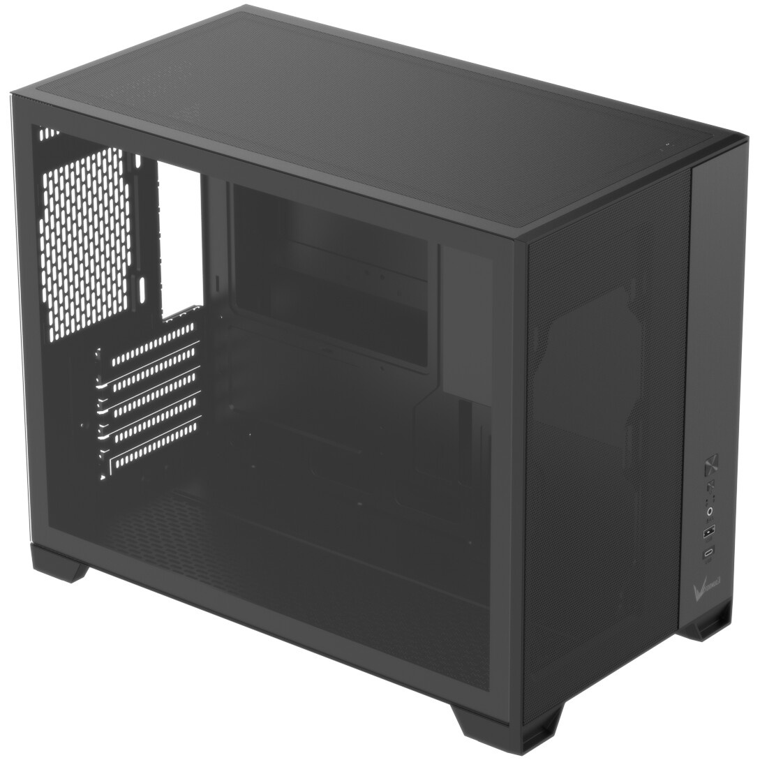 Компьютерный корпус AeroCool / Formula Air Mesh G4 черный без БП mATX 1x120mm 1xUSB2.0 1xUSB3.0 audi